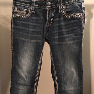 Rock Revival Sun Easy Straight Crops/Capri